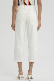 Pescador Mujer Gabardina Bolsillo Cargo Crudo