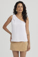 Blusa Mujer Hombro Asimétrico Blanco