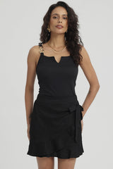 Polera Mujer Textura Negro