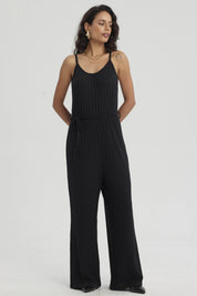 Enteritos Mujer Largo Textura Negro