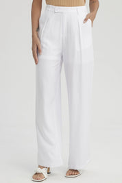 Pantalón Mujer Sastrero Blanco