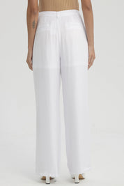 Pantalón Mujer Sastrero Blanco