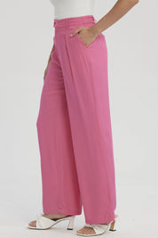 Pantalón Mujer Sastrero Fucsia