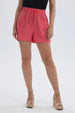 Short Mujer Textura Pretina Elasticada Coral