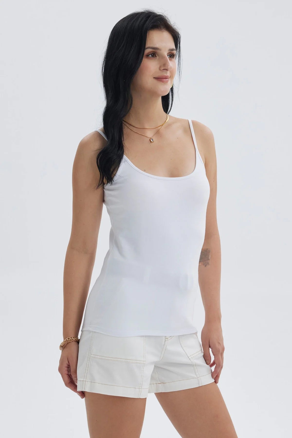 Peto Mujer Pabilo Algodón Blanco