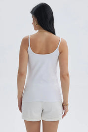 Peto Mujer Pabilo Algodón Blanco