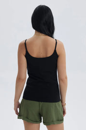 Peto Mujer Pabilo Algodón Negro