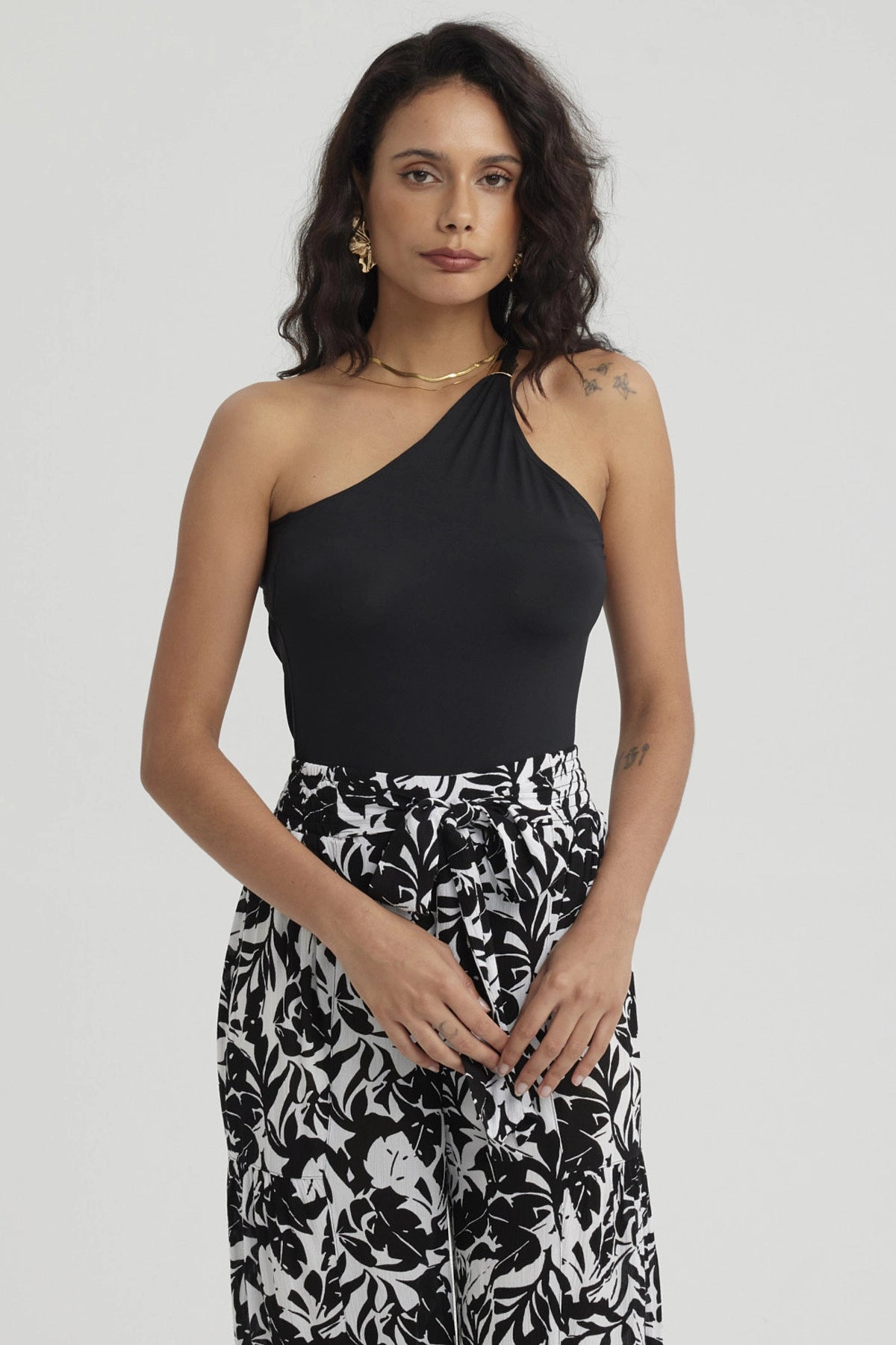 Polera Mujer Body Pabilo Negro