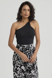 Polera Mujer Body Pabilo Negro
