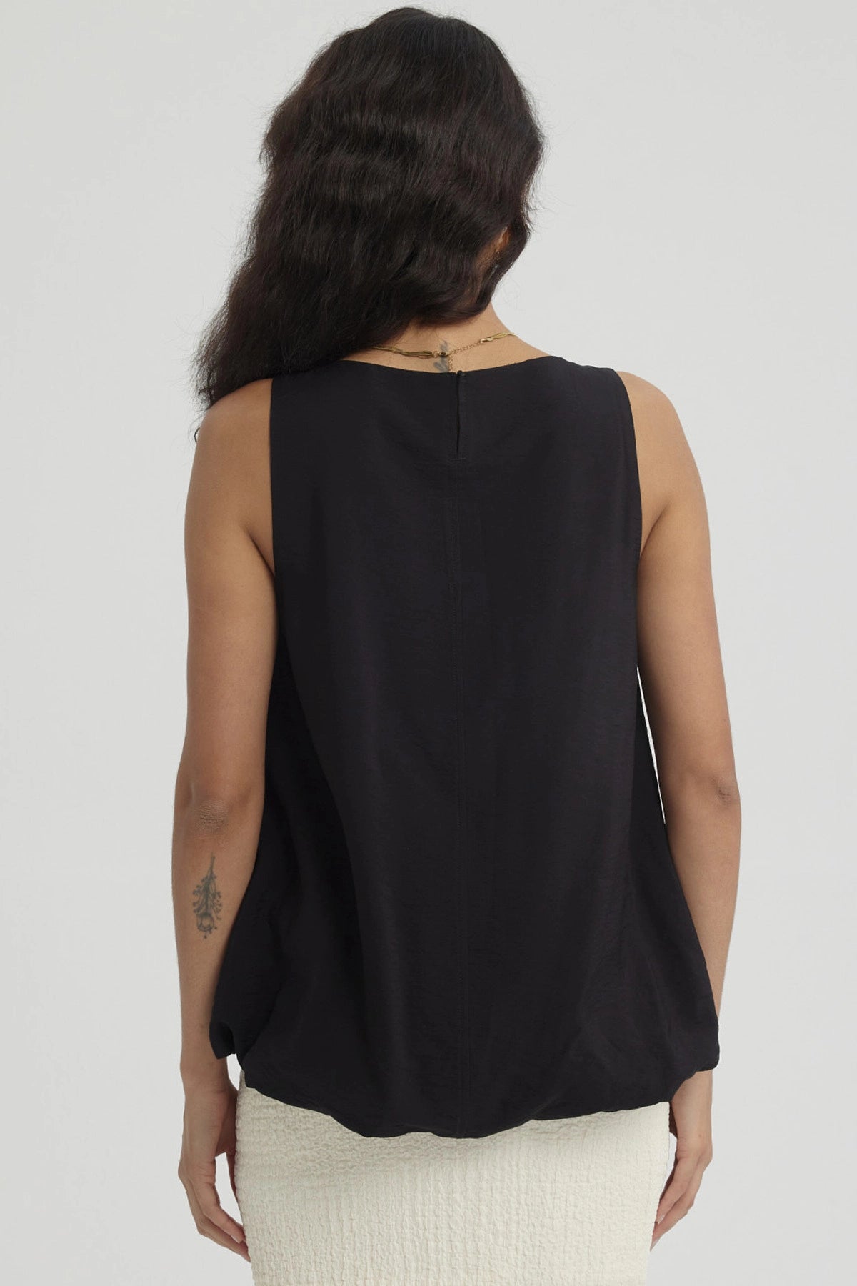 Blusa Mujer Basta Globo Negro