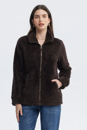 Polar Mujer Básico Peludo Chocolate