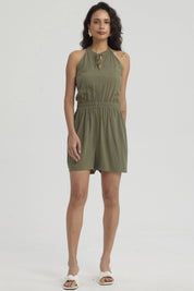 Enteritos Mujer Short Verde Musgo