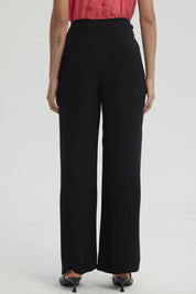 Pantalón Mujer Pretina Elasticada Negro