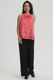 Pantalón Mujer Pretina Elasticada Negro