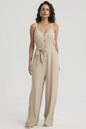 Enteritos Mujer Largo Beige Claro