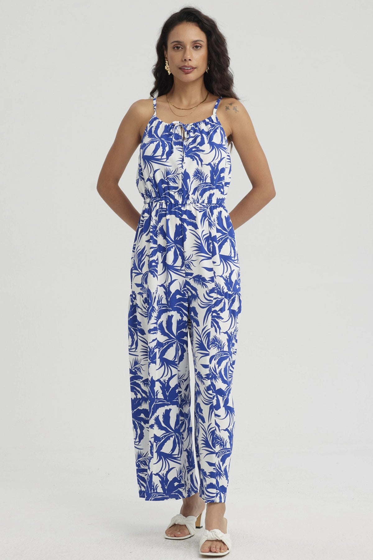 Enteritos Mujer Largo Pabilo Azulino