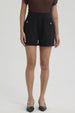Short Mujer Elasticada Aplicación Negro