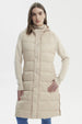 Parka Mujer Slim Beige