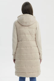 Parka Mujer Slim Beige