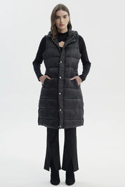 Parka Mujer Slim Negro