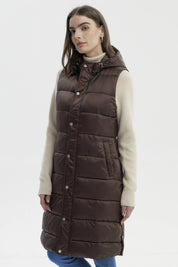 Parka Mujer Slim Chocolate