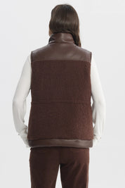 Chaqueta Mujer Slim Café Claro