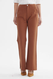 Pantalón Mujer Punto Roma Café