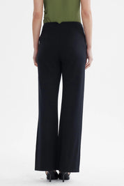 Pantalón Mujer Punto Roma Negro