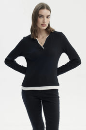 Polera Mujer Slim Negro