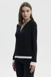 Polera Mujer Slim Negro