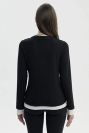 Polera Mujer Slim Negro