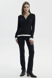 Polera Mujer Slim Negro