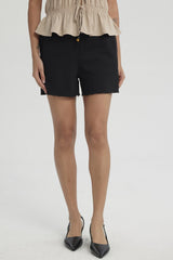 Short Mujer Pretina Elasticada Negro
