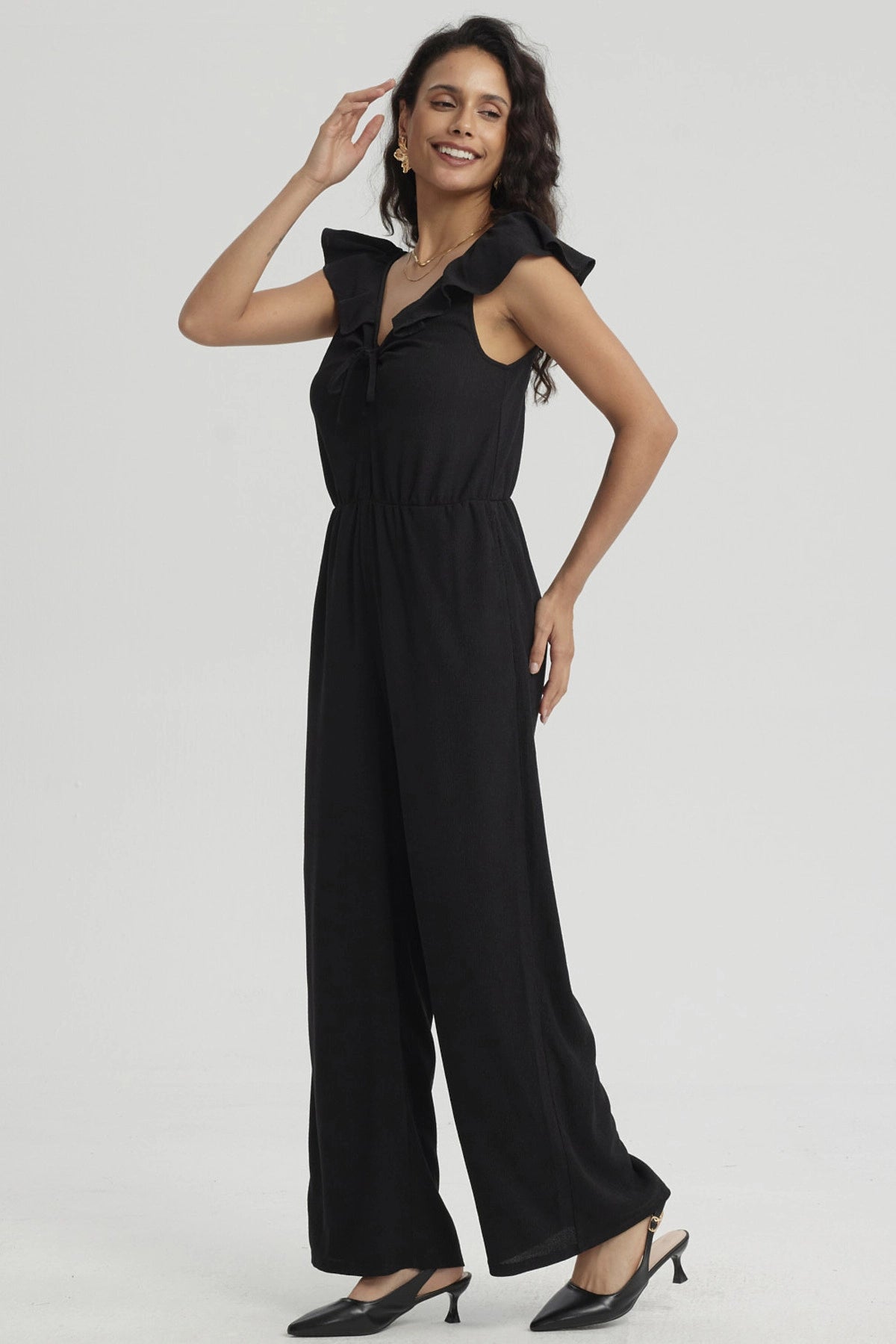 Enteritos Mujer Largo Vuelos Negro