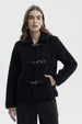 Polar Mujer Tipo Chaqueta Negro