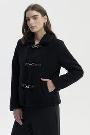 Polar Mujer Tipo Chaqueta Negro