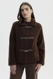 Polar Mujer Tipo Chaqueta Café
