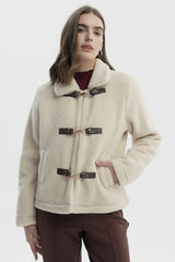 Polar Mujer Tipo Chaqueta Beige