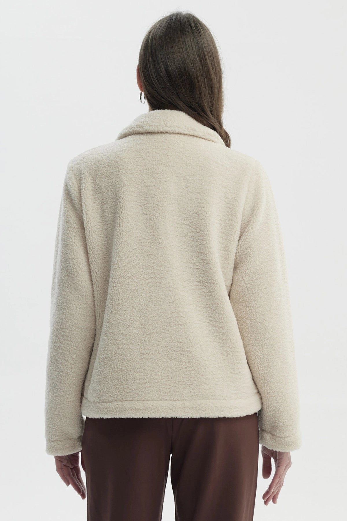 Polar Mujer Tipo Chaqueta Beige