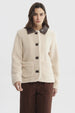 Polar Mujer Cotelé Canesú Y Bolsillo Beige