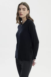 Sweater Mujer Slim Negro