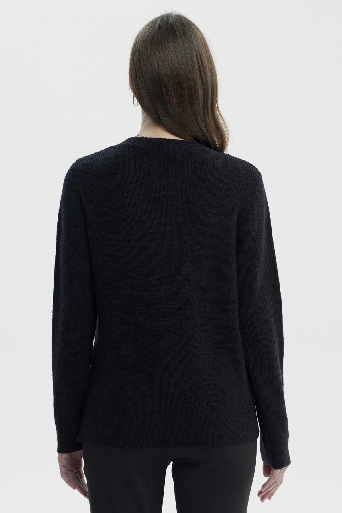Sweater Mujer Slim Negro