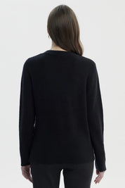 Sweater Mujer Slim Negro