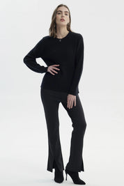 Sweater Mujer Slim Negro