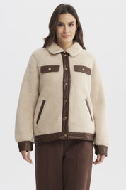 Polar Mujer Cuello Camisero Arena