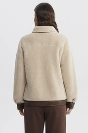 Polar Mujer Cuello Camisero Arena