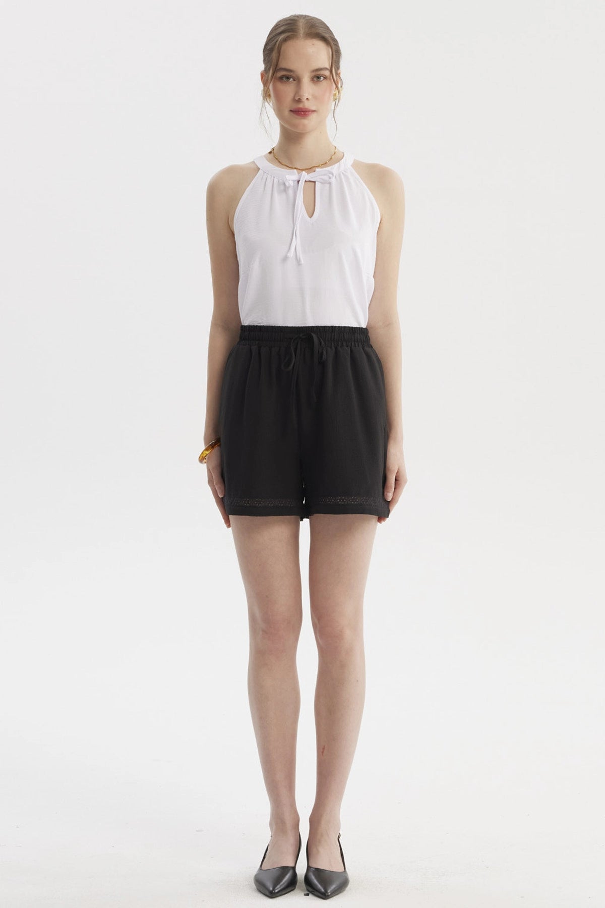 Short Mujer Mujer Slim Negro