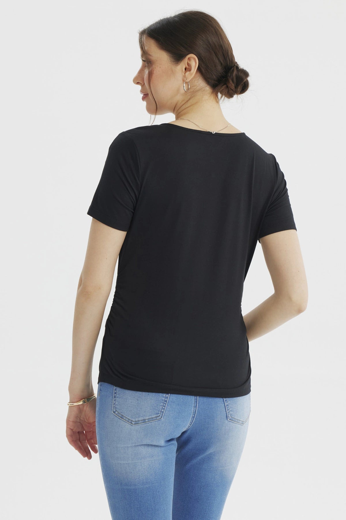 Polera Mujer Ajustado Negro