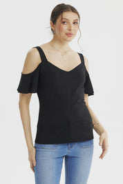 Polera Mujer Ajustado Negro