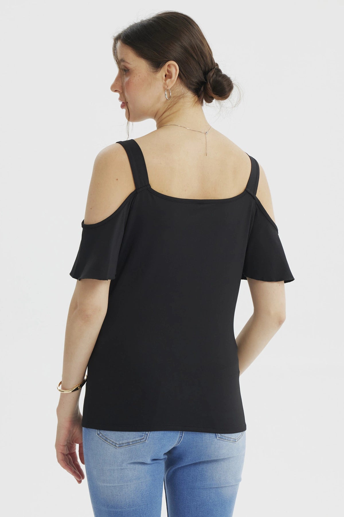 Polera Mujer Ajustado Negro